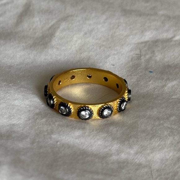 Freida Rothman Jewelry - New Freida Rothman Sterling and matte gold Black and silver stud Accents